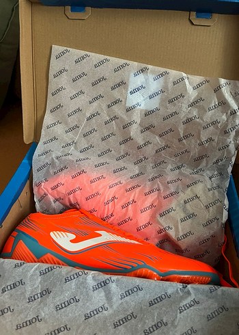 JOMA Turuncu Erkek Futbol Ayakkabısı Velcro Detaylı - Görsel 4