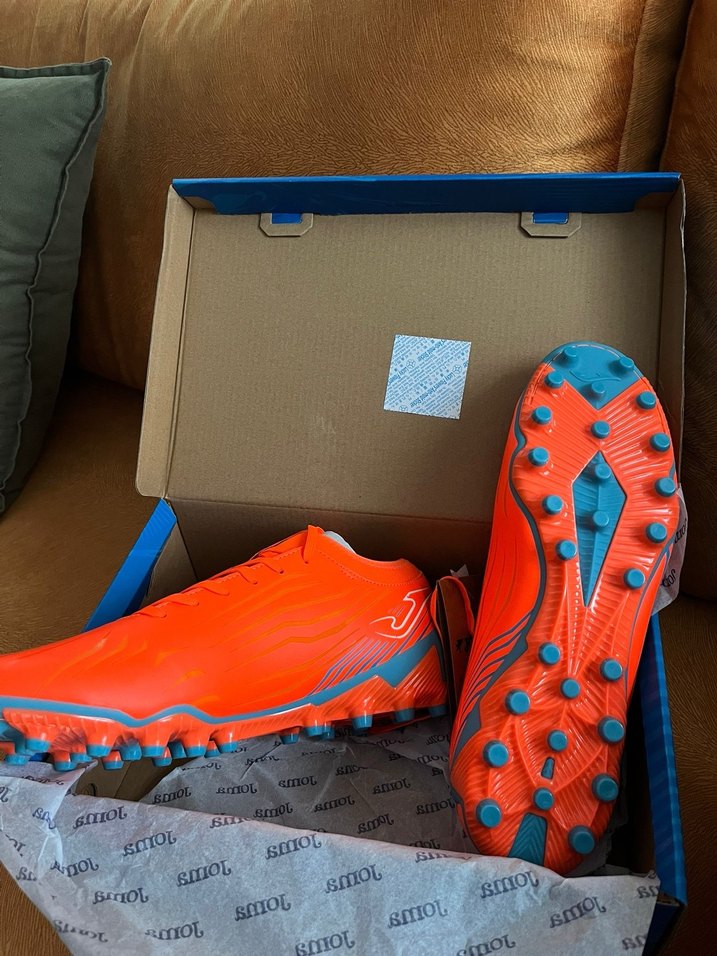 JOMA Turuncu Erkek Futbol Ayakkabısı Velcro Detaylı - Görsel 3