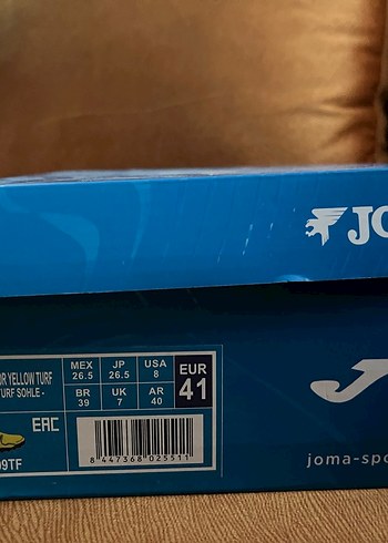 JOMA Erkek Sarı Futbol Ayakkabısı Velcro Bağcıklı - Görsel 5