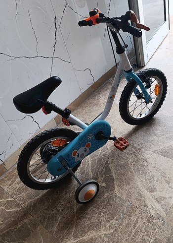 Decathlon Renkli Mavi Çocuk iki Tekerlekli Bisiklet