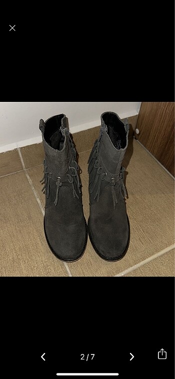 Catwalk Junkie Gerçek Deri Topuklu Bot