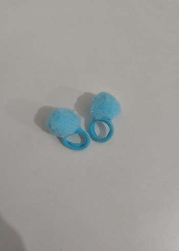 20 Adet Renkli Kadife Ponponlu Çocuk Toka Seti - Görsel 2