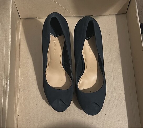 Stradivarius peep toe burnu açık ayakkabı