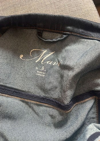 36 Beden Mavi jeans kot jean ceket