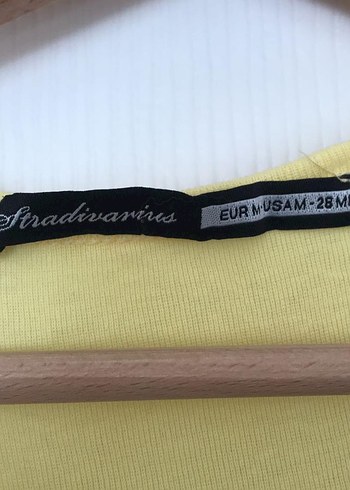 m Beden sarı Renk Stradivarius atlet