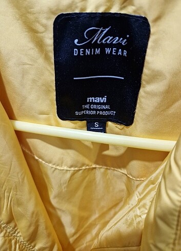 s Beden sarı Renk Mavi Yağmurluk 