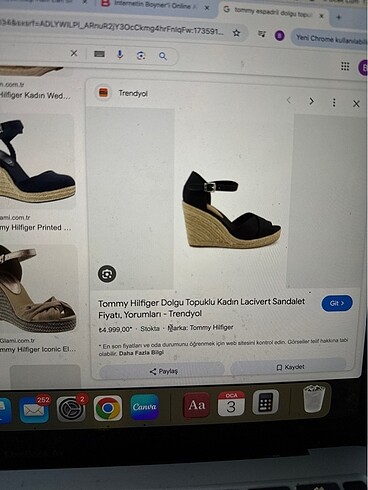 TOMMY HILFIGER DOLGU TOPUK ESPADRİL - Görsel 7