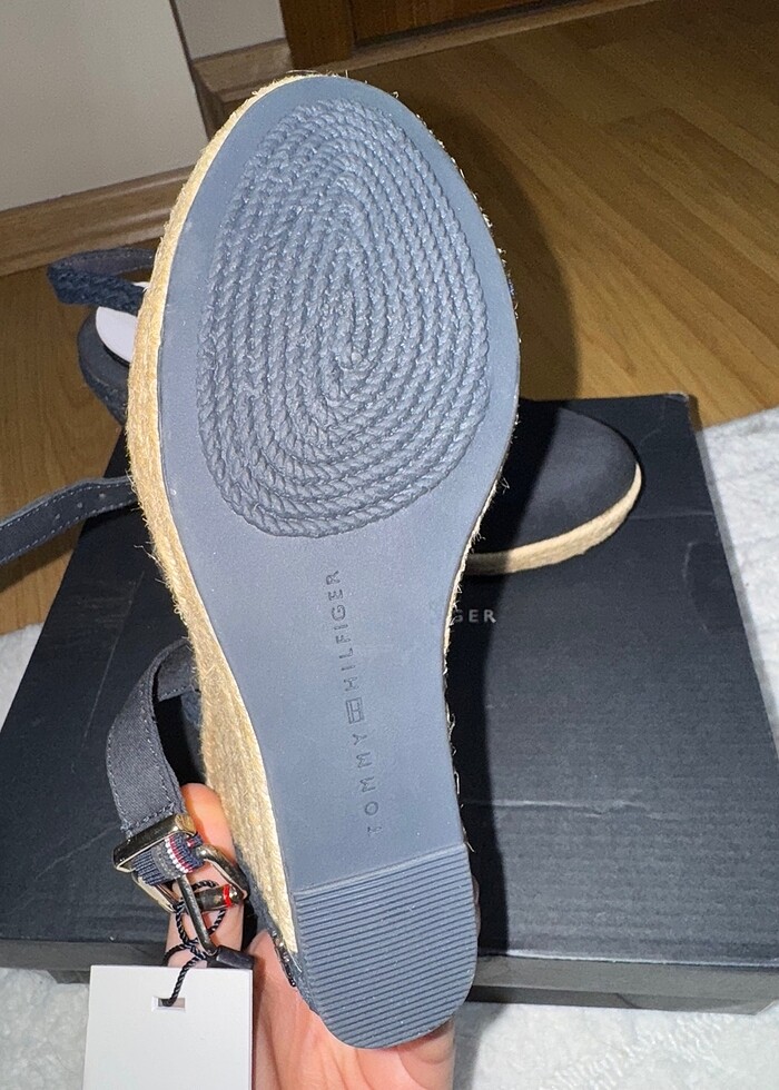 TOMMY HILFIGER DOLGU TOPUK ESPADRİL - Görsel 5