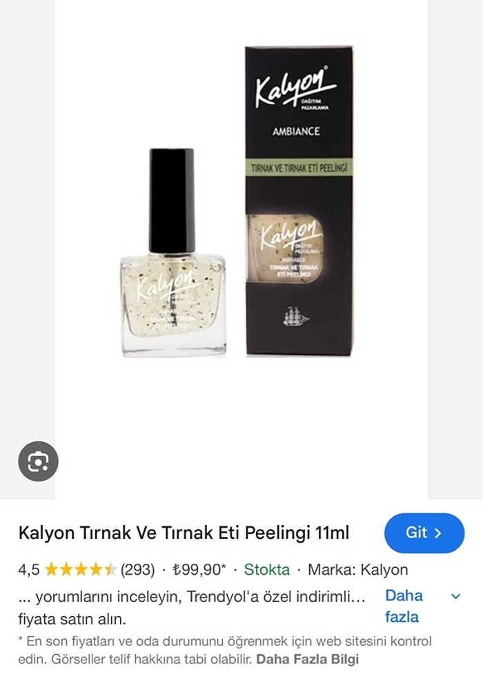 KALYON TIRNAK VE TIRNAK ETİ BAKİM YAĞI VE PEELİNG - Görsel 5