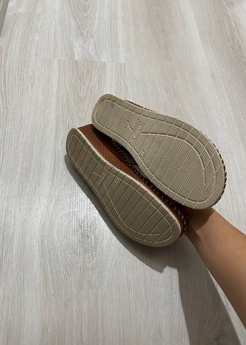 Bej Kadın Dolgu Topuklu Sandalet - Görsel 2