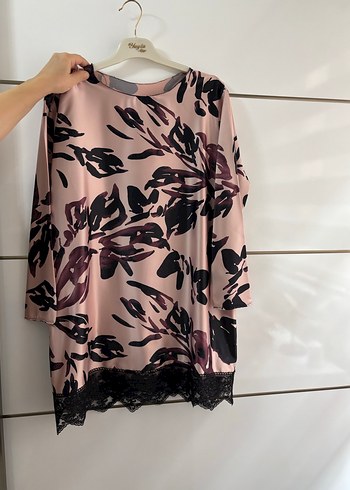 Dantel Detaylı Pembe tesettür takım özel dikim - Görsel 2