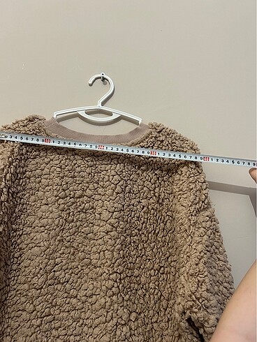 New Balance Bej Rengi Sweatshirt - Small WNT3037-FCD - Görsel 8