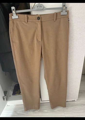 Bej Kadın Kumaş Pantolon Regular Fit