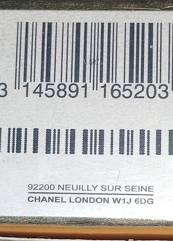 Beden Renk COCO Mademoiselle Chanel Paris Parfüm 100 ml