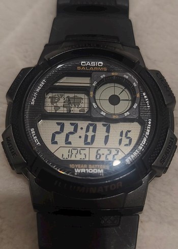 Casio Casio AE-1000W-1AVDF Erkek Dijital Siyah Spor Saat