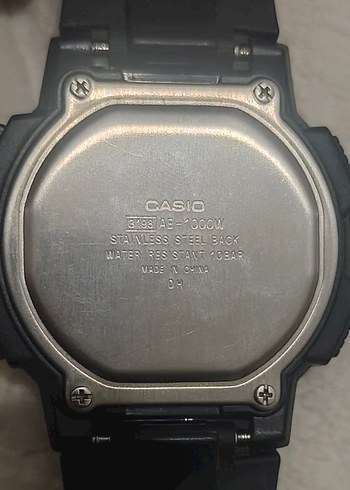Beden Casio AE-1000W-1AVDF Erkek Dijital Siyah Spor Saat