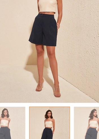 Şort lacivert - Görsel 4