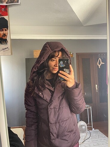 xs Beden bordo Renk Lumberjack Mont