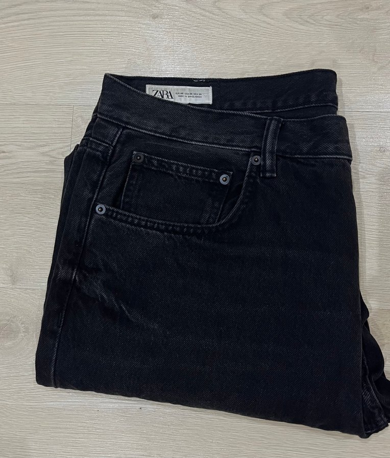 Zara Erkek Straight Fit Jean Pantolon — görsel 6/7
