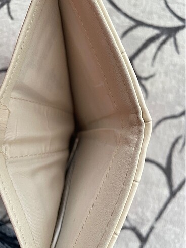 Beden camel Renk Stradivarius krem basic cüzdan
