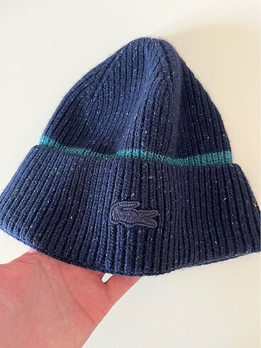 Lacoste Lacoste Kadın Renk Bloklu Lacivert Bere