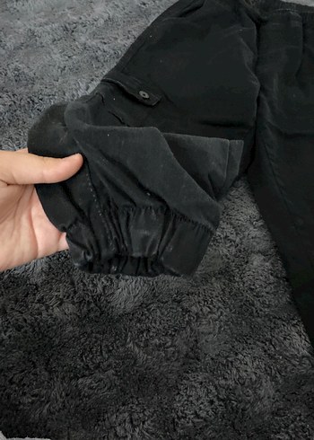 Mavi Jeans Düğmeli Siyah Kadın Rahat Kesim Pantolon