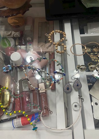  Beden Çok Renkli Boncuklu Takıları