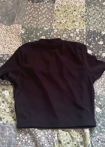 Diğer Kadın Siyah Kısa Kollu Goth Tişört