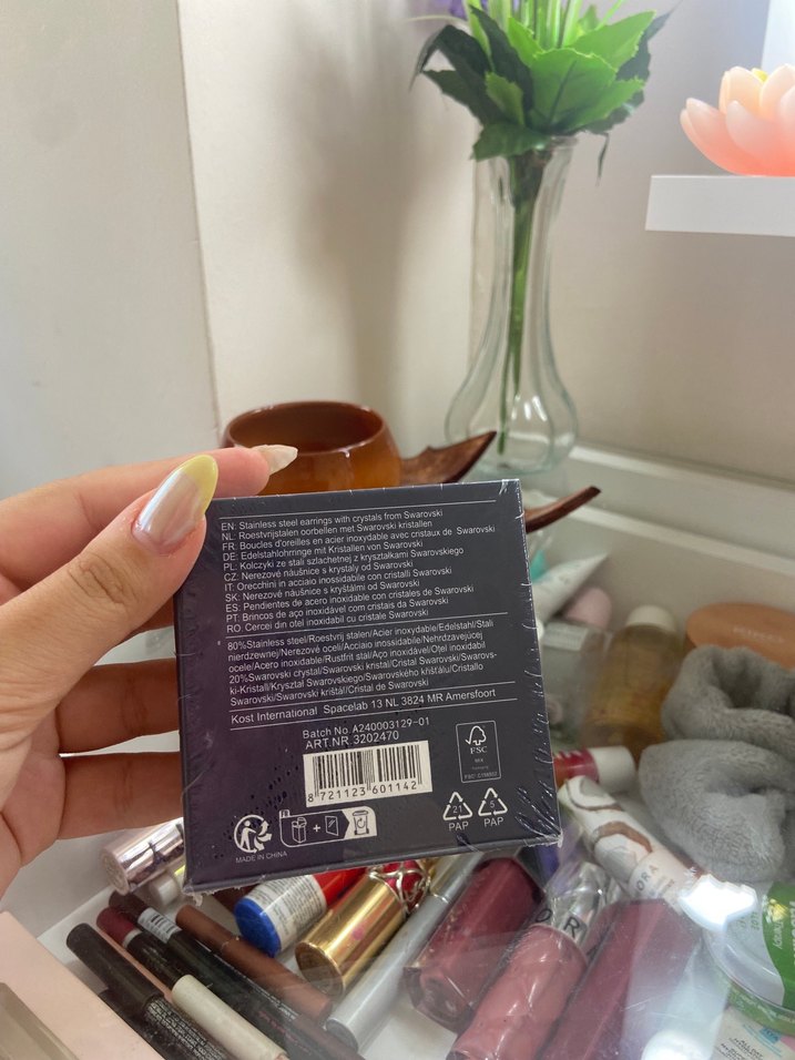 Swarovski Kristal Taşlı Küpe - Görsel 3