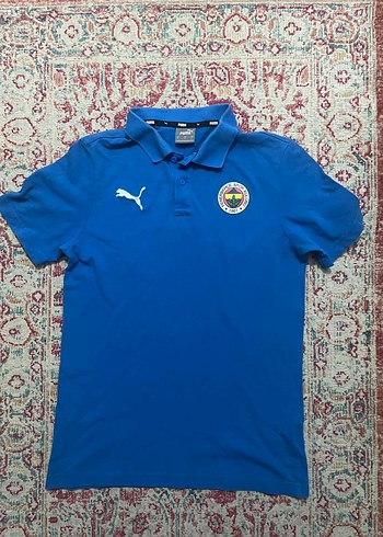 Fenerbahçe Mavi Kısa Kollu Polo Tişört
