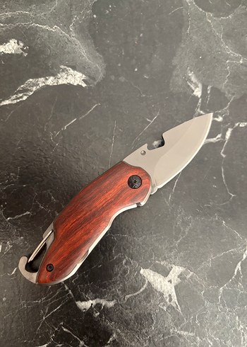 Buck Ahşap Saplı Katlanır Çakı