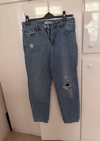 Addax Bol Kesim Mavi Denim Kadın Jean