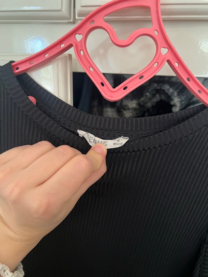 Siyah Uzun Yüksek Yakalı Drapeli Elbise - Görsel 3