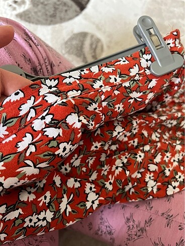 40 Beden turuncu Renk Yazlık etek