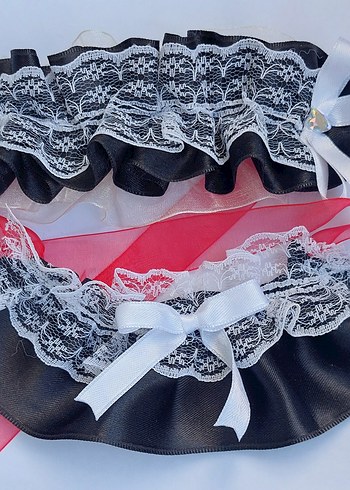 Kedi Aksesuarları Siyah ve Beyaz Tüylü Taçlar - Görsel 9