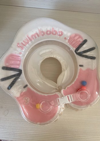 Pembe Bebek Boyun Şişme Destek Yastığı
