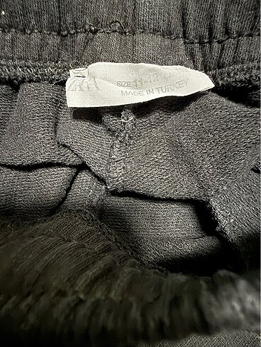 11-12 Yaş Beden siyah Renk Zara çocuk pijama