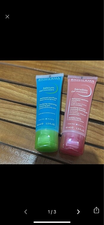 Bioderma yüz yıkama jeli