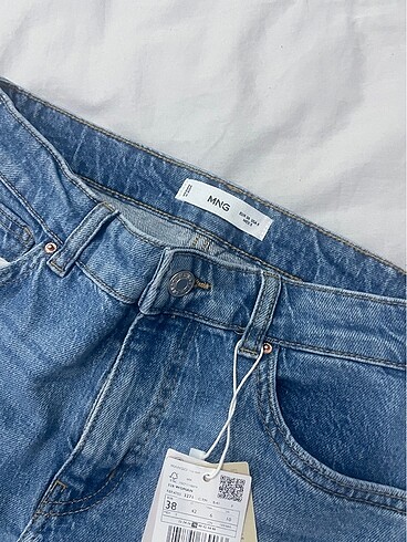 38 Beden mavi Renk Mango kot pantalon / jean