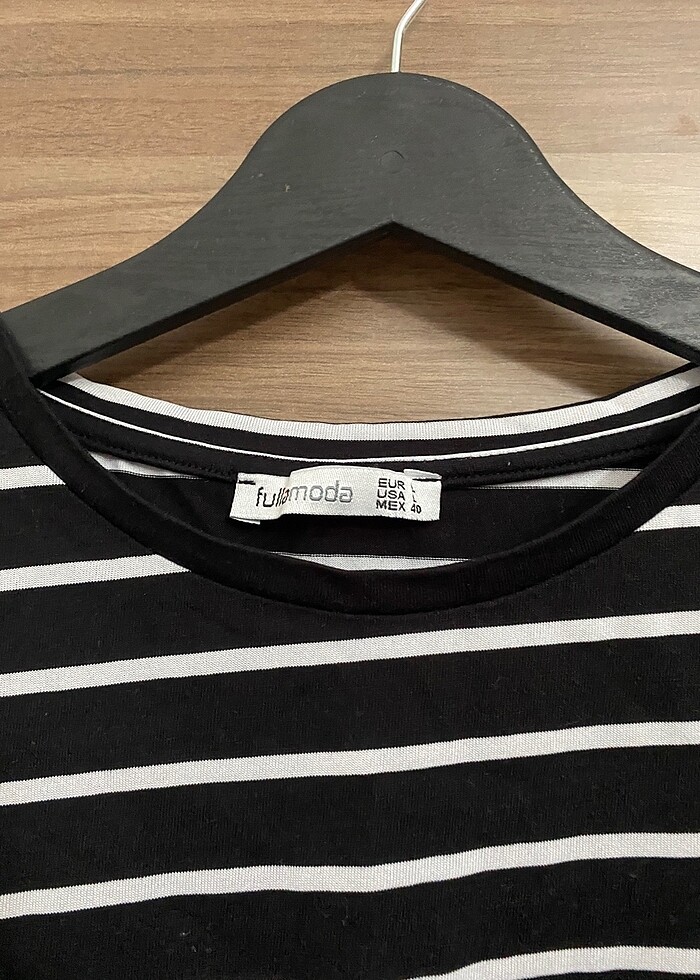 Kadın Kısa kol crop T-shirt - Görsel 4