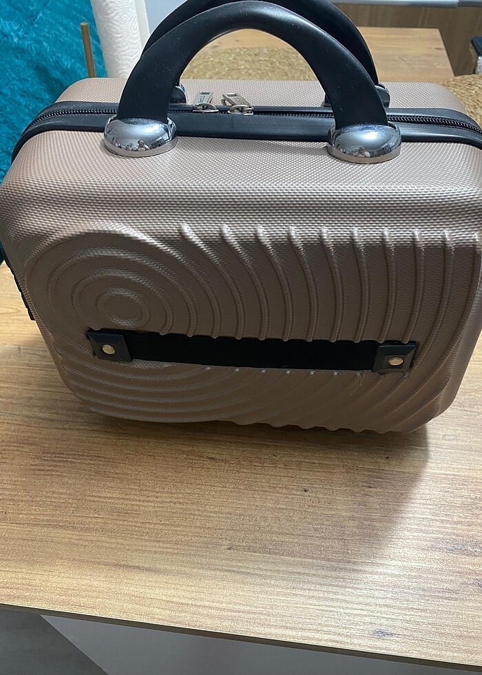 Makyaj çantası-makyaj el valizi - Görsel 4