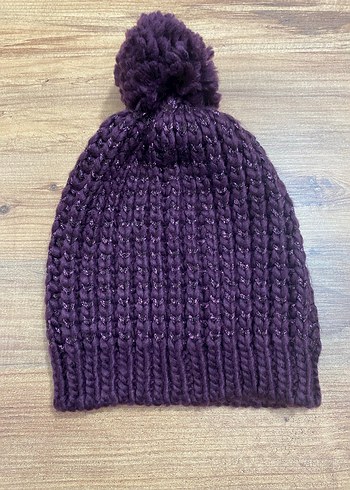 Mor Örgü Bere, Atkı ve Eldiven Seti - Görsel 4