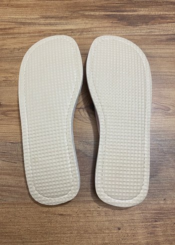 Açık pembe renkte süet ev Terlik - Görsel 2