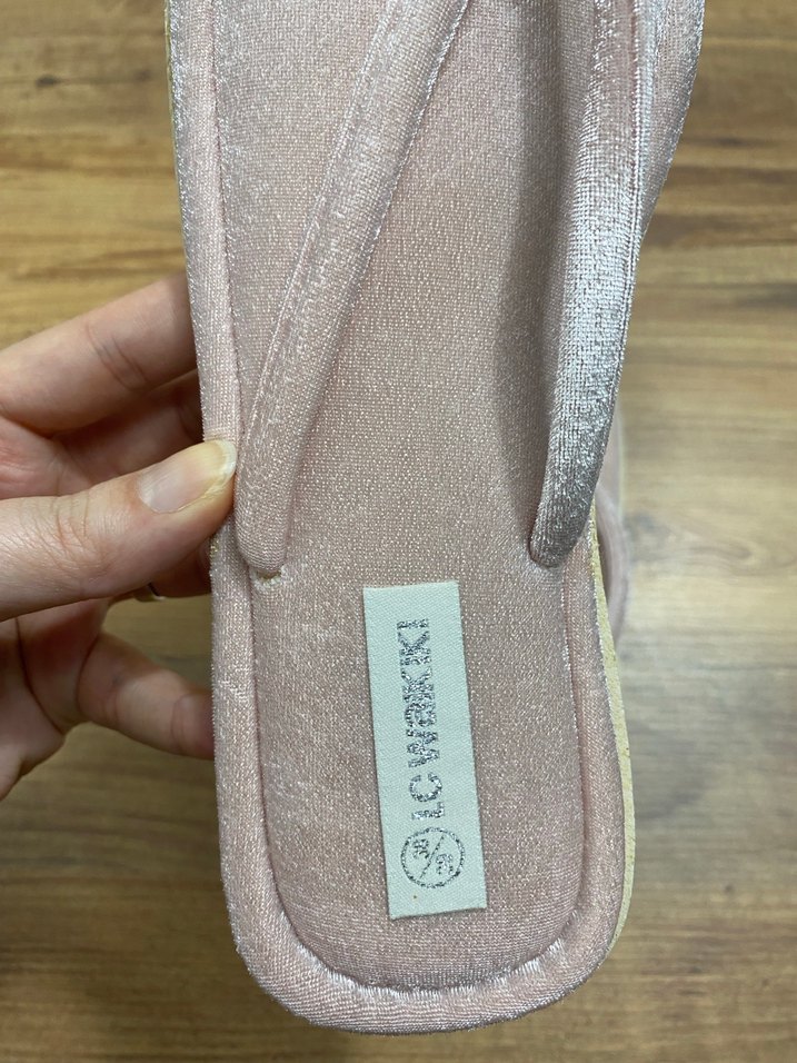 Açık pembe renkte süet ev Terlik - Görsel 3