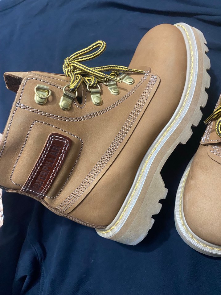 Kadın cat rework Kahverengi Deri Bağcıklı Bot - Görsel 3