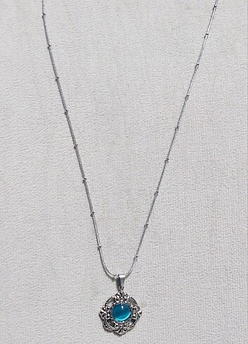 Mavi silver küpe 