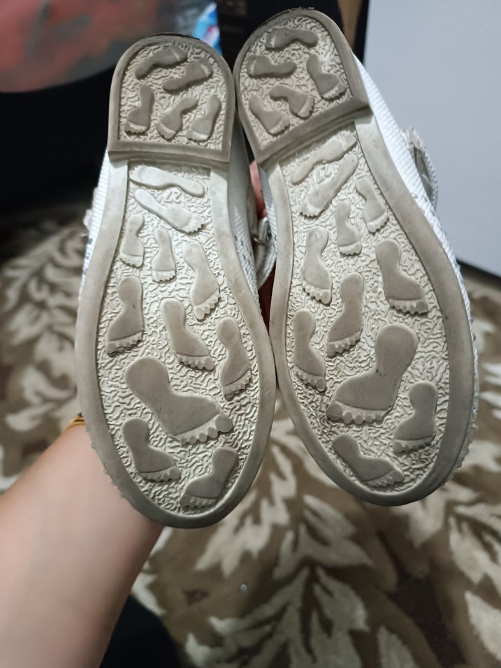 Kız Çocuk Beyaz Tokalı Bale Ayakkabısı - Görsel 5