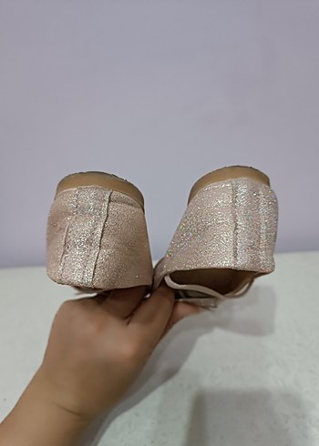 Kız Çocuk Bej Tokalı Babet - Görsel 2