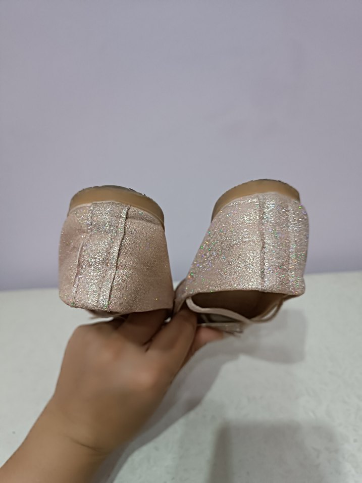 Kız Çocuk Bej Tokalı Babet - Görsel 2