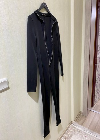 fermuarlı tayt tulum - Görsel 5